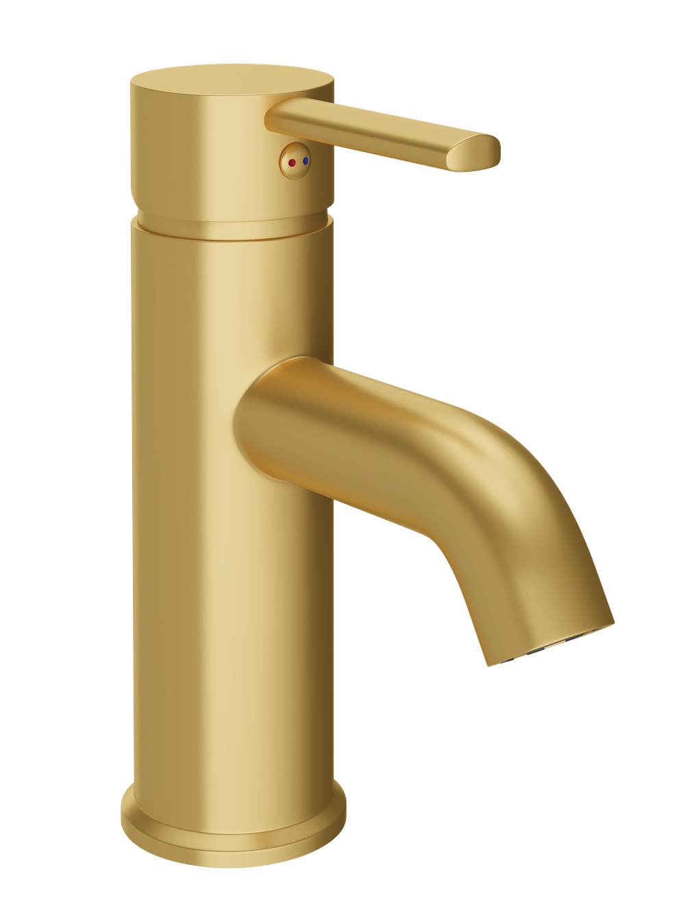 Смеситель для раковины DIWO Элиста DW-EL02GM матовое золото