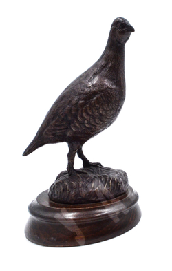 Бронзовая статуэтка «Куропатка». Авт. Лусио Реланьо / Lucio Relaňo. Бронза, литьё. Испания. №150/250