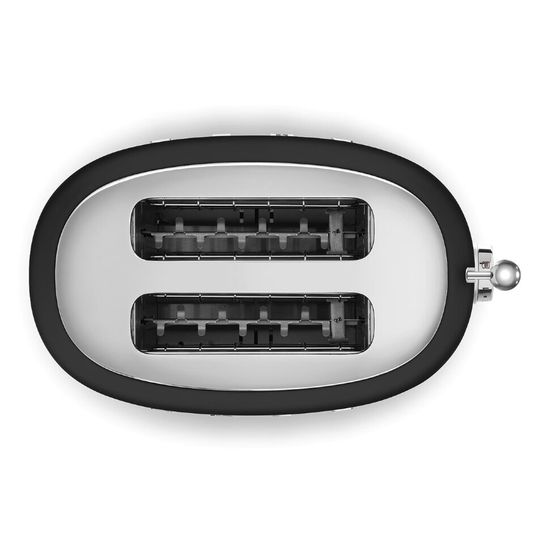 Тостер Smeg TSF01BLMEU , черный матовый