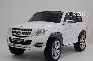 Детский электромобиль River Toys Mercedes-Benz GLK300 белый