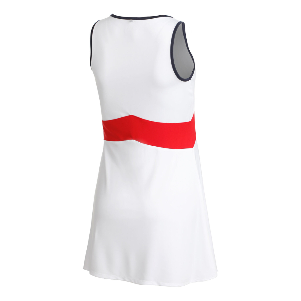 Женская теннисное платье Fila Gloria Dress Women - White, Multicoloured