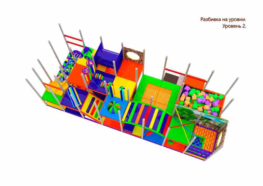 Детский игровой лабиринт «Смешные повороты»