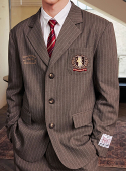 Блейзер HARSHandCRUEL "HACR Academy" Striped Blazer