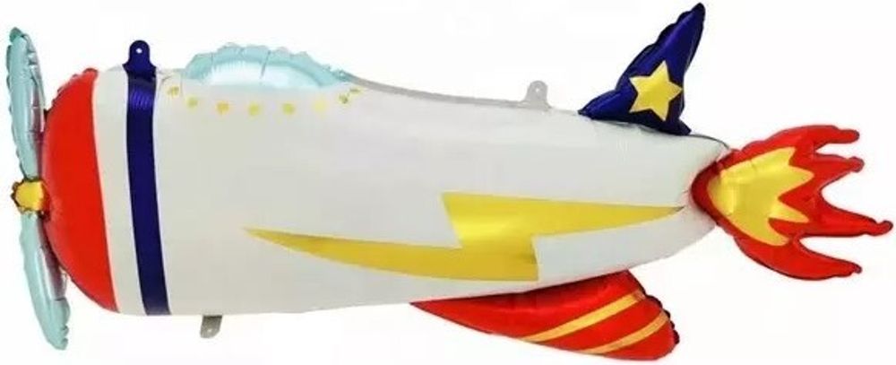 Шар (41&#39;&#39;/104 см) Фигура, Самолет, 1 шт.