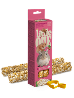 Little One Палочки для хомяков, крыс, мышей и песчанок с воздушным рисом и орехами 2*55 г