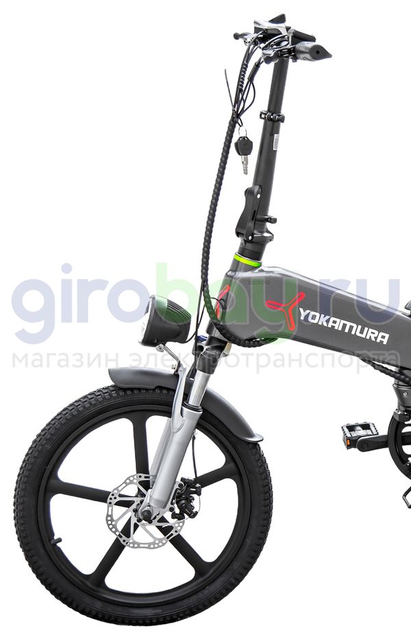 Электровелосипед Yokamura Combo 20 (48V/11Ah) - Grey Black
