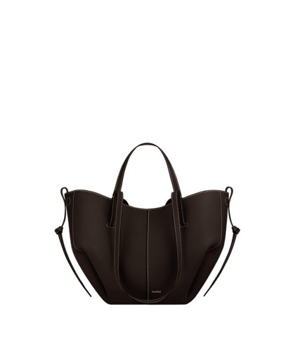 Сумка Polene Cyme Mini EDITION TEXTURED EBONY