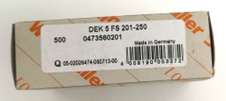 Маркер для клемм 5х5мм dekafix 5 FS 201-250 (500шт.) Weidmuller 0473560201