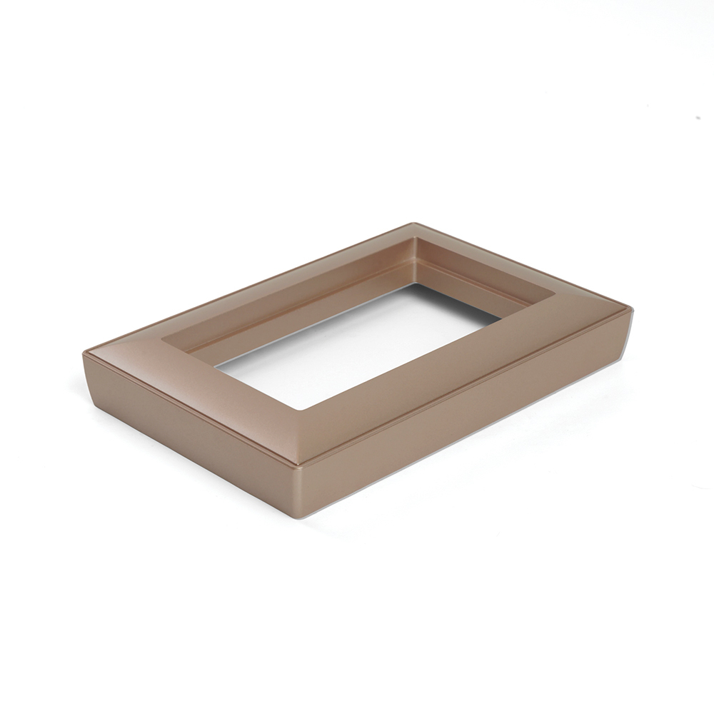 Рамка 2-местная (без перемычки), пластик, STEKKER, PFR00-7012-02, серия Катрин, шампань 50049