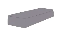 Защитный чехол на шезлонг Ривьера 210×80×30 см, цвет хаки