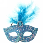 Маска карнавальная «Вальс», микс (синий, черный)
