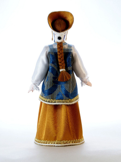 Кукла коллекционная Русская красавица в национальном костюме