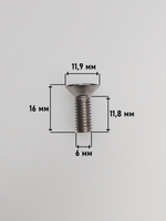 6х16 Винт потай с внут.шестигр. нерж. А2-70 DIN7991 (50 шт.)