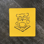 Сова №12 С указкой на книге