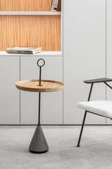 Журнальный столик Pin с кольцом, дуб