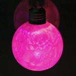 Шар новогодний с подсветкой 8 см «Льдинка», Мультицвет