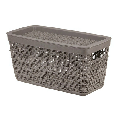 Коробка БЯЗЬ 4л с крышкой прямоугольная 28×14×14 cм М 2325