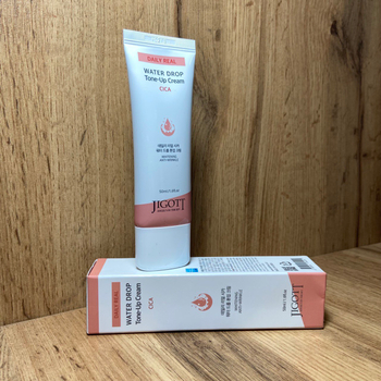 Крем для лица Jigott Daily Real Cica Water Drop Tone-Up Cream на водной основе с центеллой азиатской 50 мл