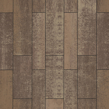 Тротуарная плитка ПАРКЕТ - Листопад гладкий Хаски, комплект из 4 видов плит