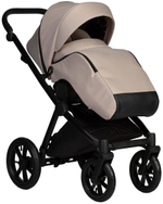 Детская коляска Indigo Solio 3 в 1 с автокреслом Avionaut Cosmo Beige So02 св.бежевый
