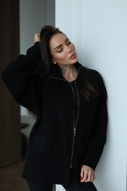 Кардиган на молнии