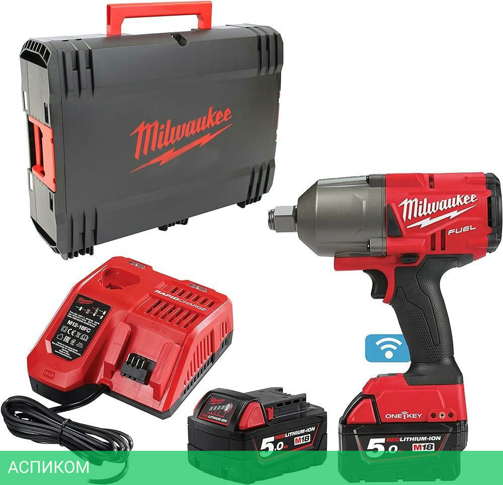 Гайковерт Milwaukee M18 ONEFHIWF34-502X ONE-KEY FUEL 3/4" (4933459730)
