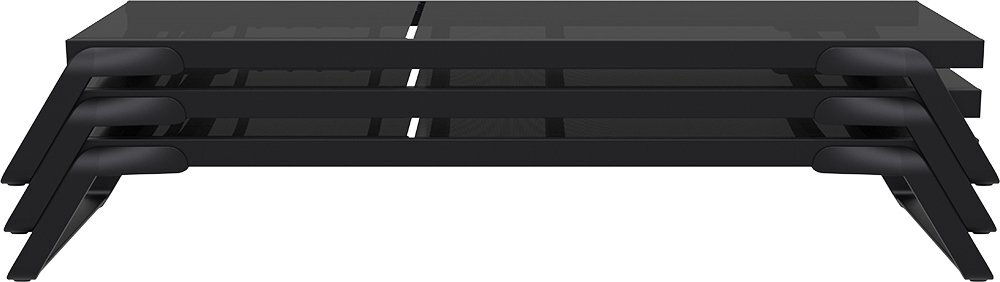 Шезлонг-лежак металлический Siesta Contract Tropic, черный, темно-серый