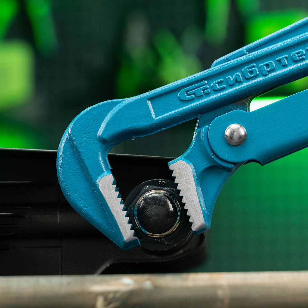 Ключ трубный рычажный №4, 3", литой, тип "L" Сибртех