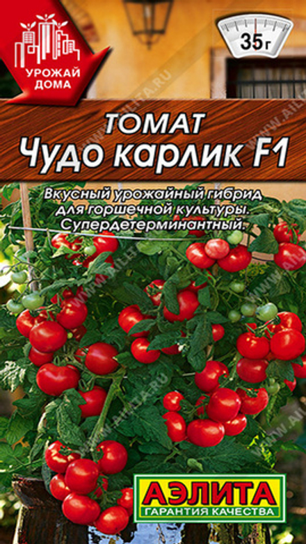 Томат "СТ. Чудо карлик F1" 10шт., Россия.