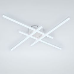 Светильник потолочный светодиодный ЭРА Модерн Nora CLL-1-62W 3К-6,5К RC WH с ДУ белый