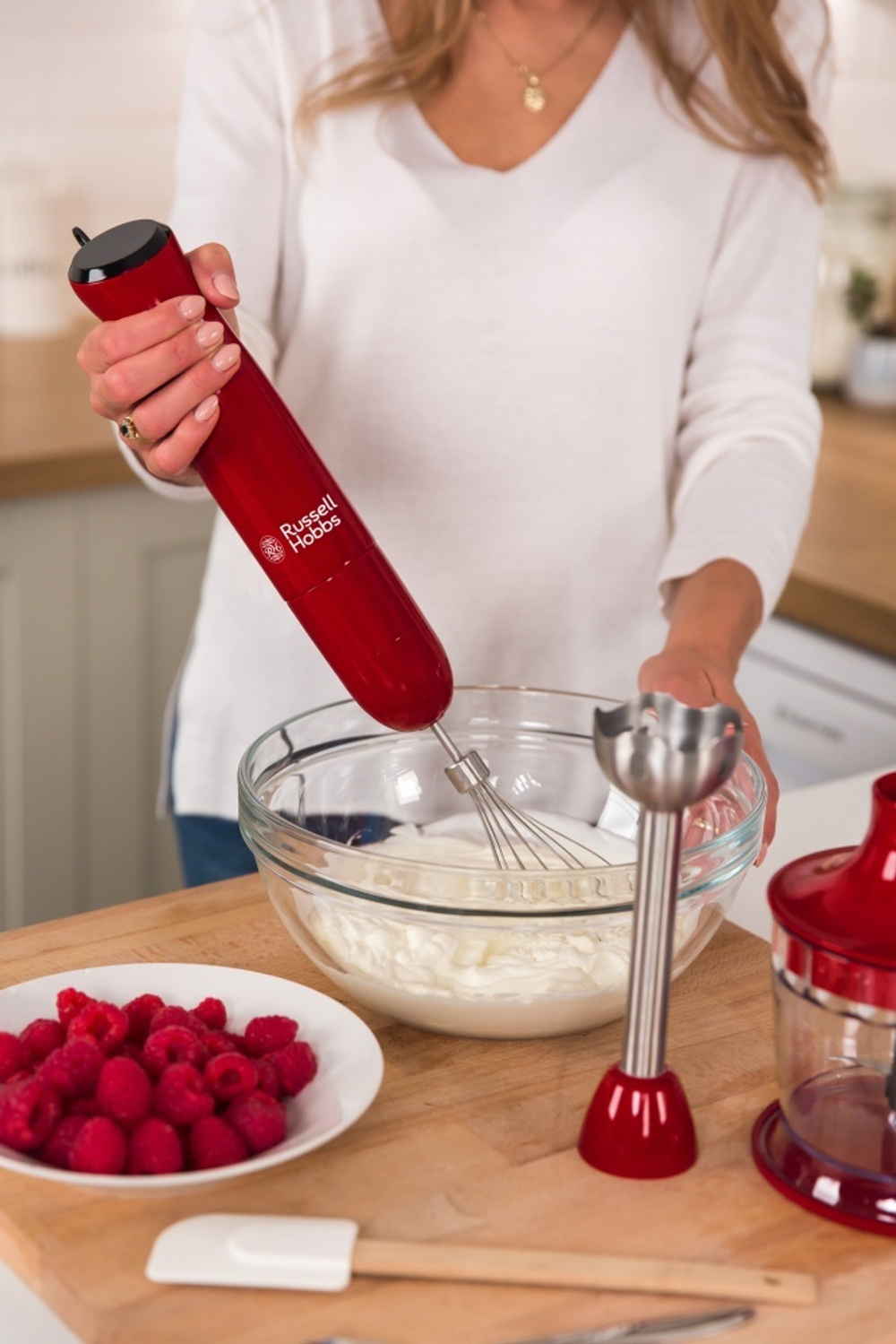 Блендер погружной 3 в 1 Russell Hobbs 24700-56 красный