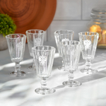 Набор лафитников 6шт 50мл Герб России (белый)