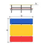 Столик со скамьями детский Romana 302.13.00