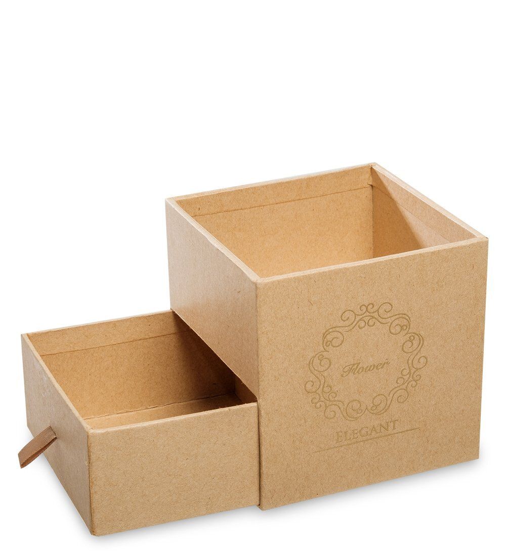 WG-100-A Коробка подарочная «Букет с сюрпризом» цв.коричневый