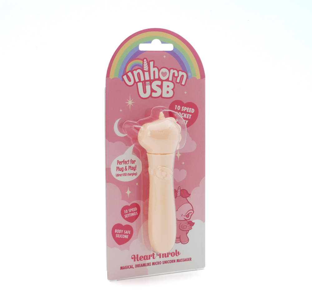 Вибропуля Unihorn USB Heart Throb