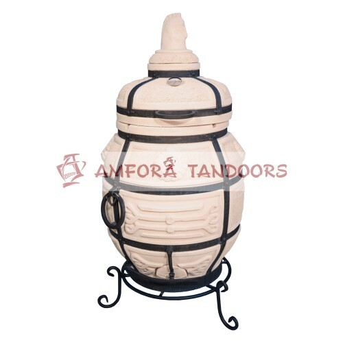 Тандыр Сармат Поручик с поворотной крышкой + подставка под тандыр