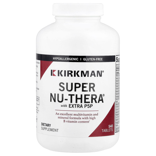 Kirkman Labs, Супер Ну-Тера с 25 мг капсулами P-5-P (пиридоксаль-5-фосфата), 540 капсул