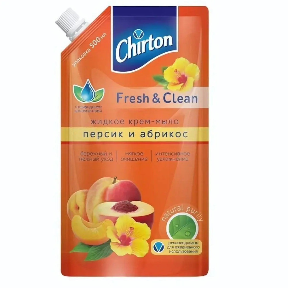 Мыло жидкое CHIRTON Персик и абрикос 500мл