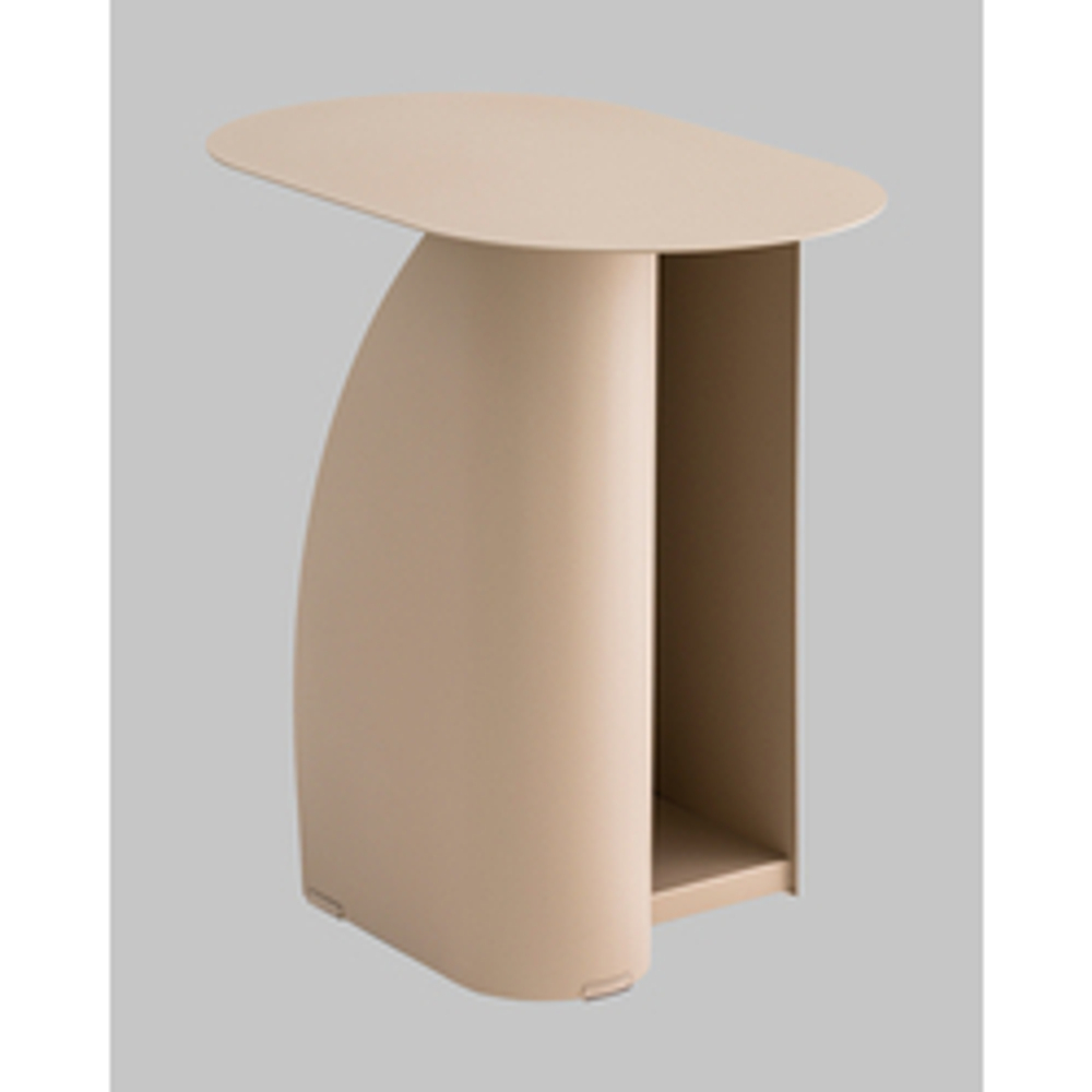 Журнальный столик Yvaine металл бежевый