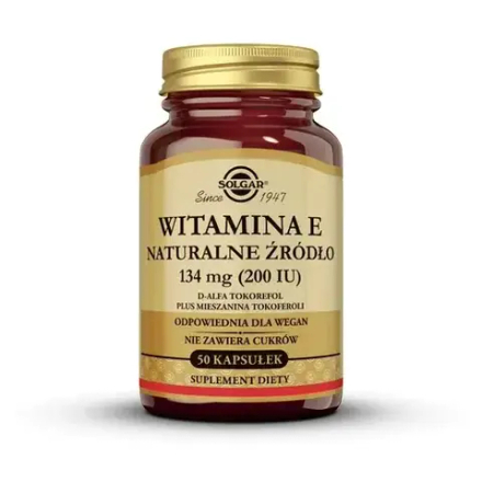 Солгар Витамин Е 134 мг (200 МЕ) - 50 растительных капсул