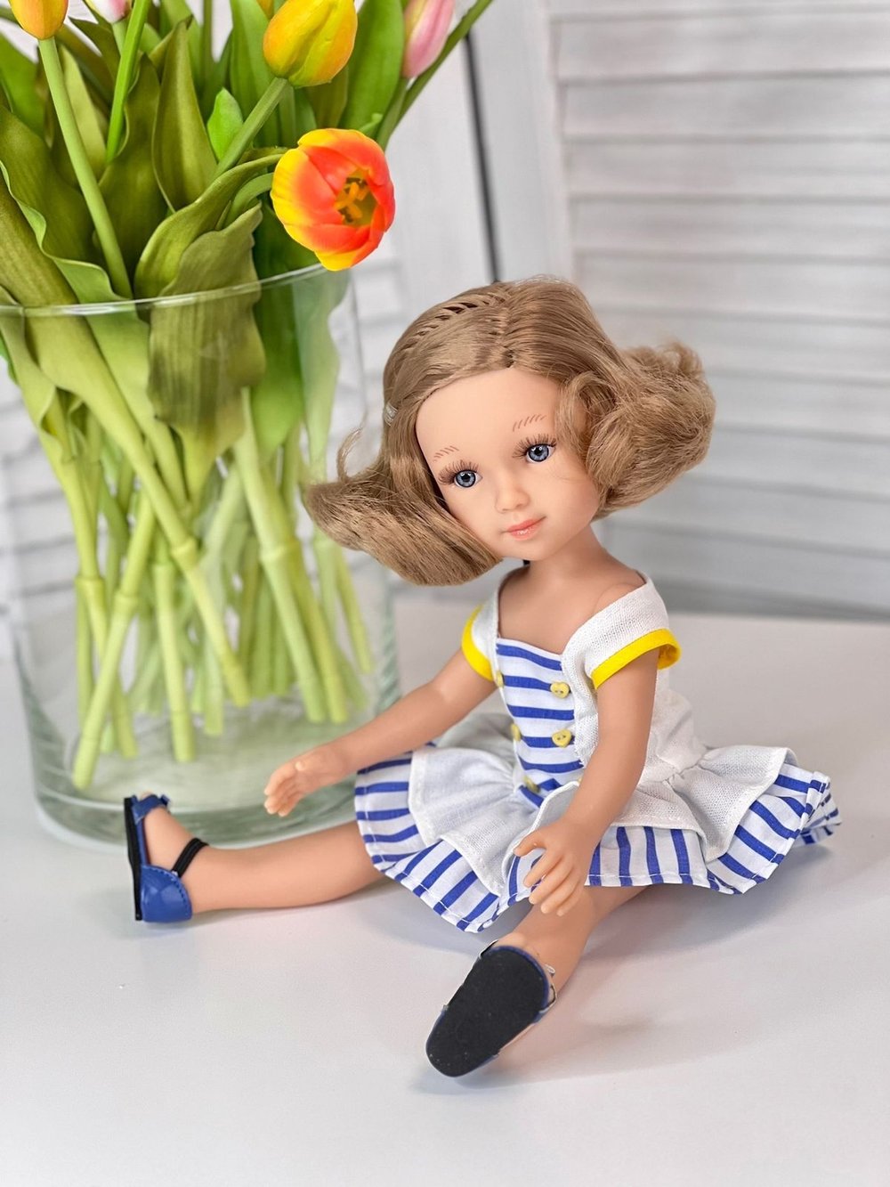 Кукла для девочки Paola Reina 32см виниловая Бланка с каре