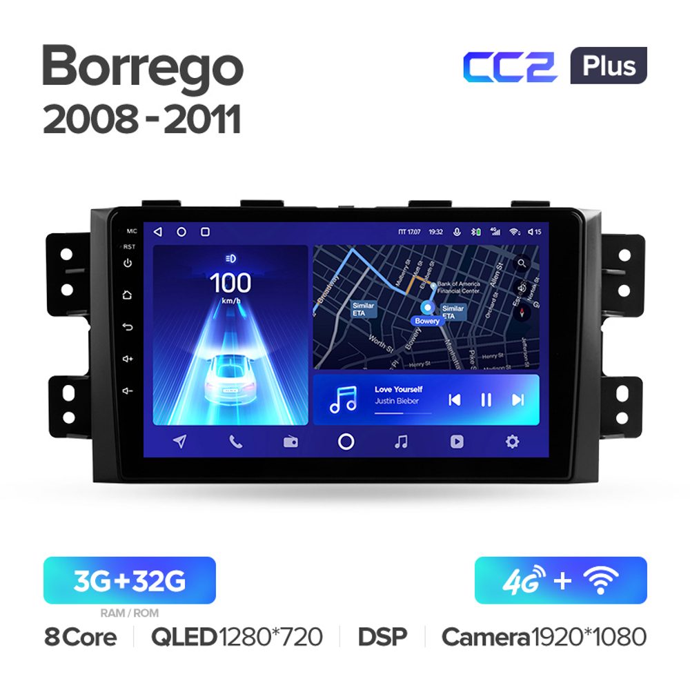 Teyes CC2 Plus 9" для Kia Borrego 2008-2011