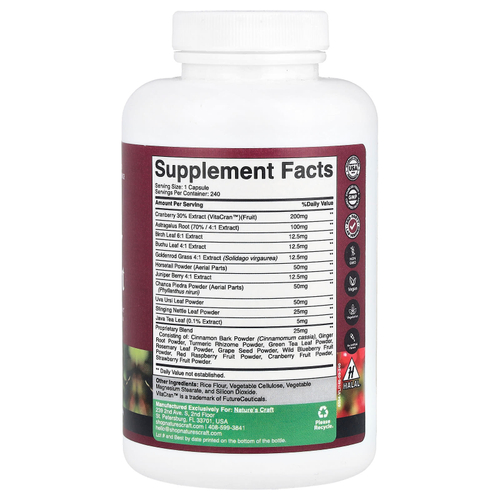 Nature's Craft, Поддержка почек, 240 капсул