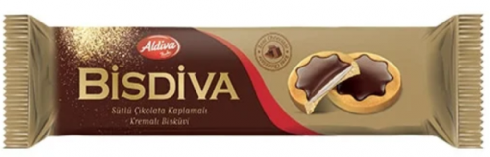 Bisdiva Печенье с молоч крем покр шок