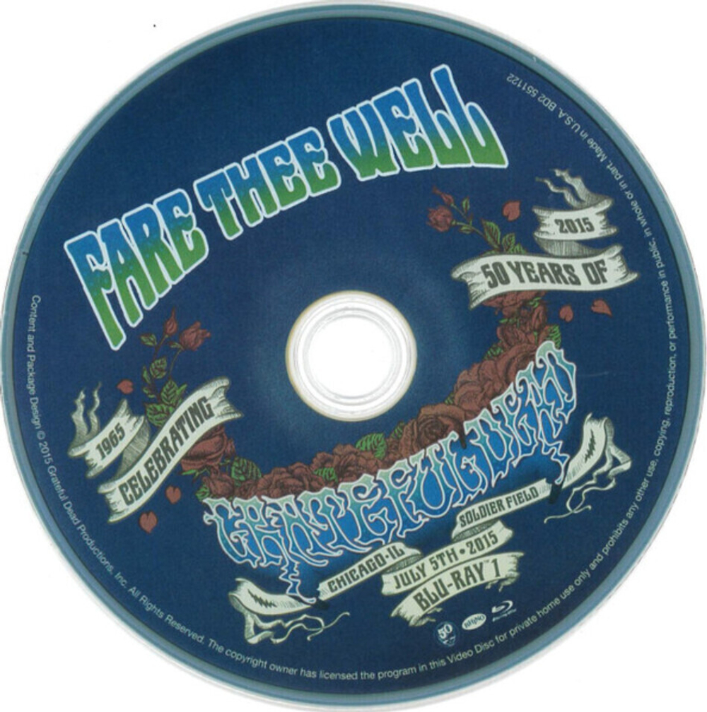 The Grateful Dead / Fare Thee Well (Limited Edition)(3HDCD+2Blu-ray)