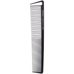 Расческа для укладки комбинированная «МИРА», цвет черный, 21,6*4,5см (упаковка как на фото)