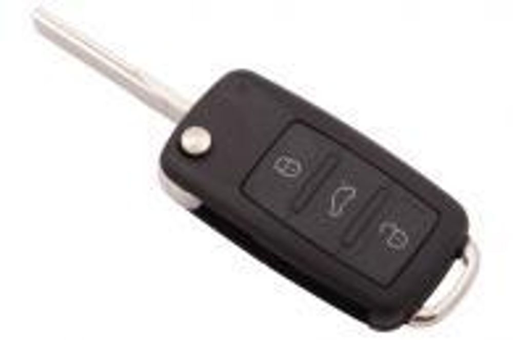 Корпус выкидного ключа для VOLKSWAGEN Touareg, 3 кнопки, HU66