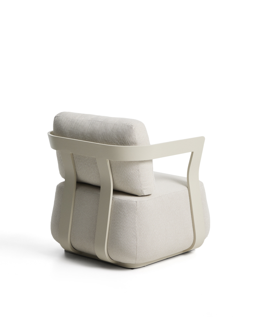 Уличное кресло Tamaris из алюминия цвета экрю