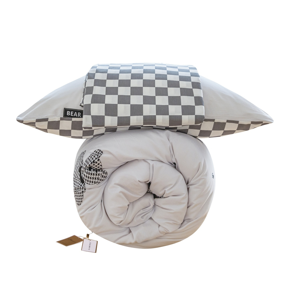 Комплект постельного белья на резинке Сатин Люкс KIDS 100% хлопок CDKR063