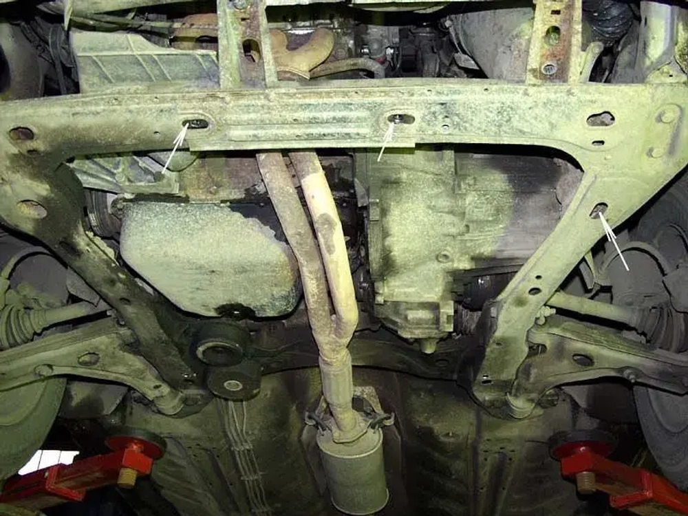 Защита картера и КПП Sheriff для Fiat Croma I 1985-1996 арт.07.0136